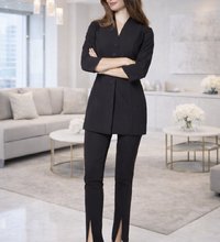 Жакет медицинский А2706 черный